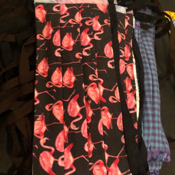 Pink flamingo cotton masks - Picture 2 of 5